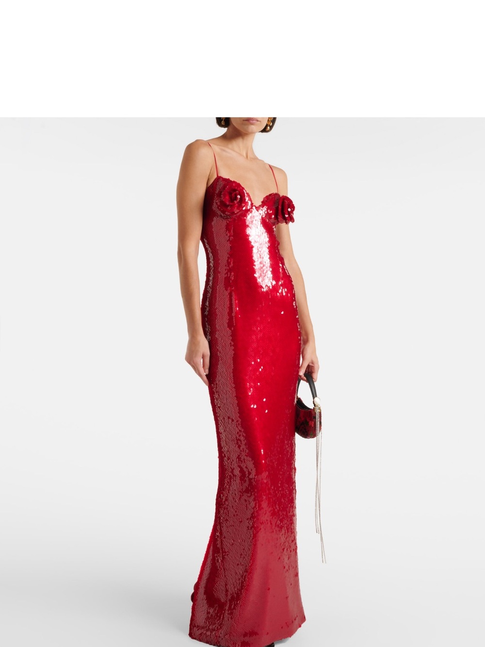 Magda Butrym Gown with Floral Bust Detail